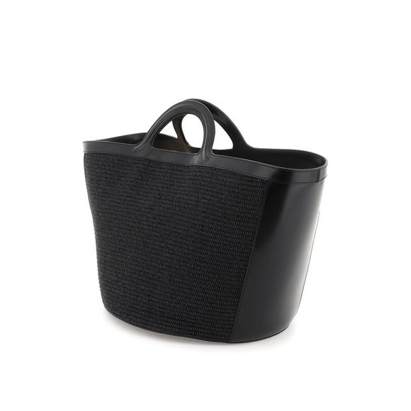 Marni Tropicalia Leather And Raffia Tote Bag - Picture 3 of 3